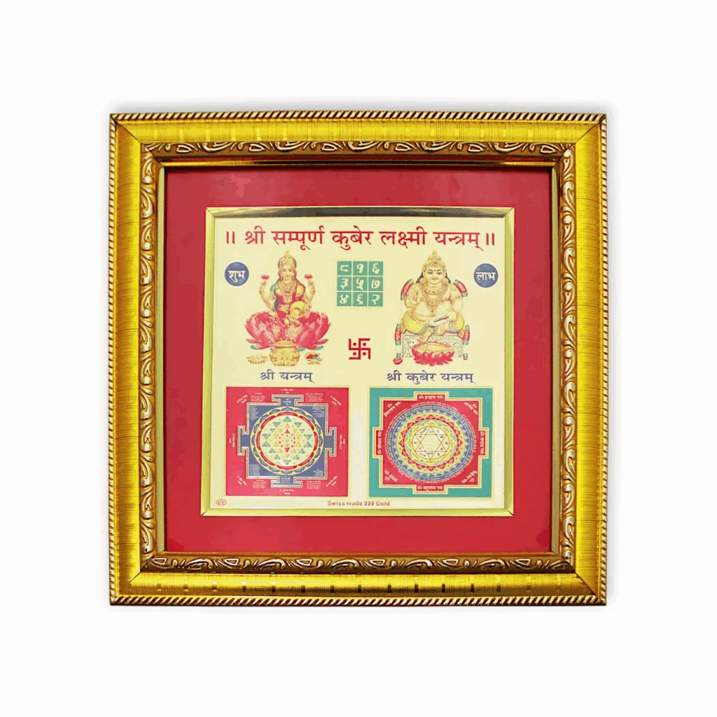 Shree Kuber Laxmi Yantra - Kuber Laxmi Yantra Embellish Your Life with Luck & Luxuries
