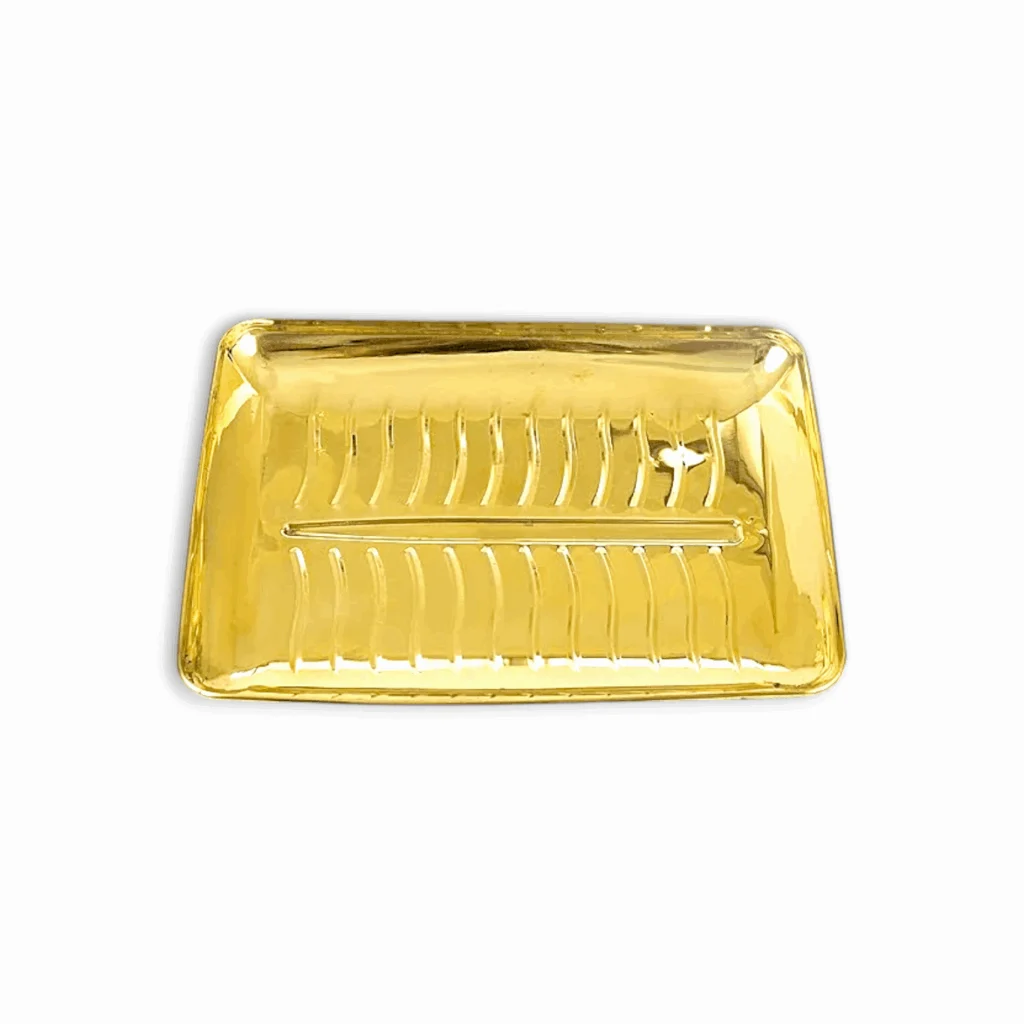 Traditional Handcrafted Brass Pooja Thali - Arati/Arathi/Arthi Thali - Brass Bartan Thambulam Plate