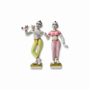 Radha Krishna Jugal Murti -  Radhe Shyam Idol for Home Pooja - Beautiful Radhe Krishan Statue For Gifted Piece Janmashtami And Decoration