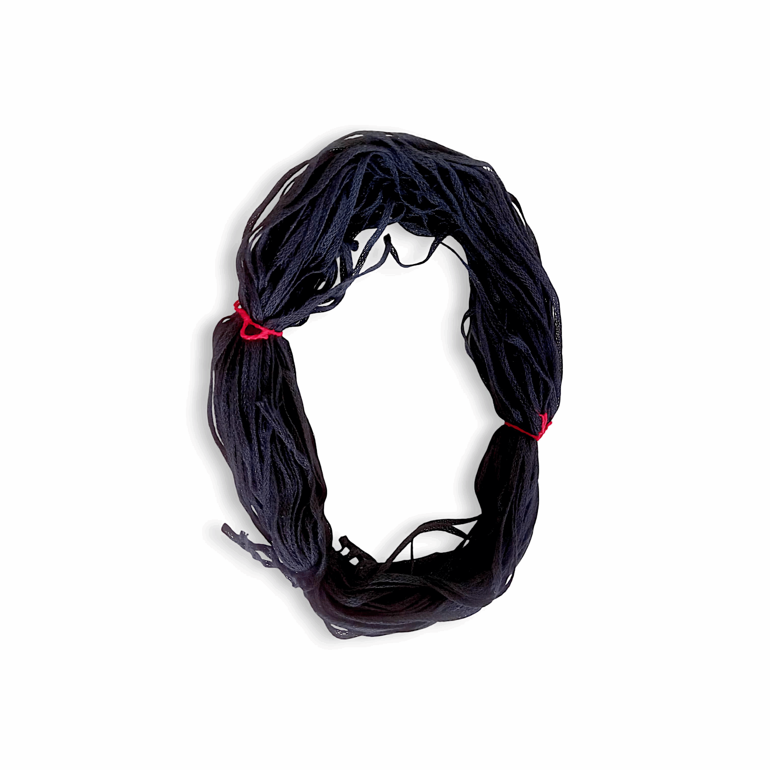 Black Dor - “ডোর” - “डोर” - Black Colour Cotton Kalava Raksha Sutra - Single Pieces