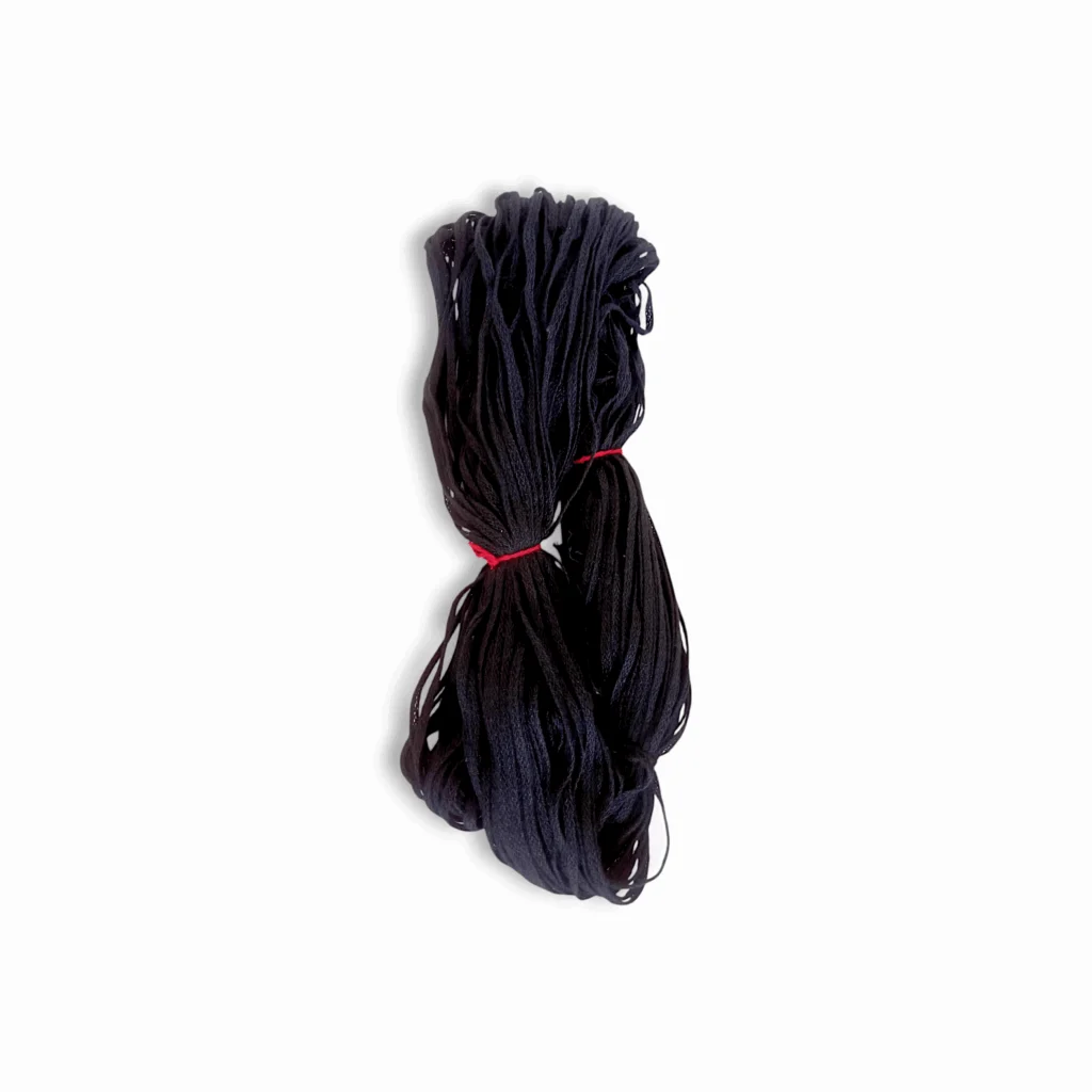 Black Dor - “ডোর” - “डोर” - Black Colour Cotton Kalava Raksha Sutra - Single Pieces - Image 2
