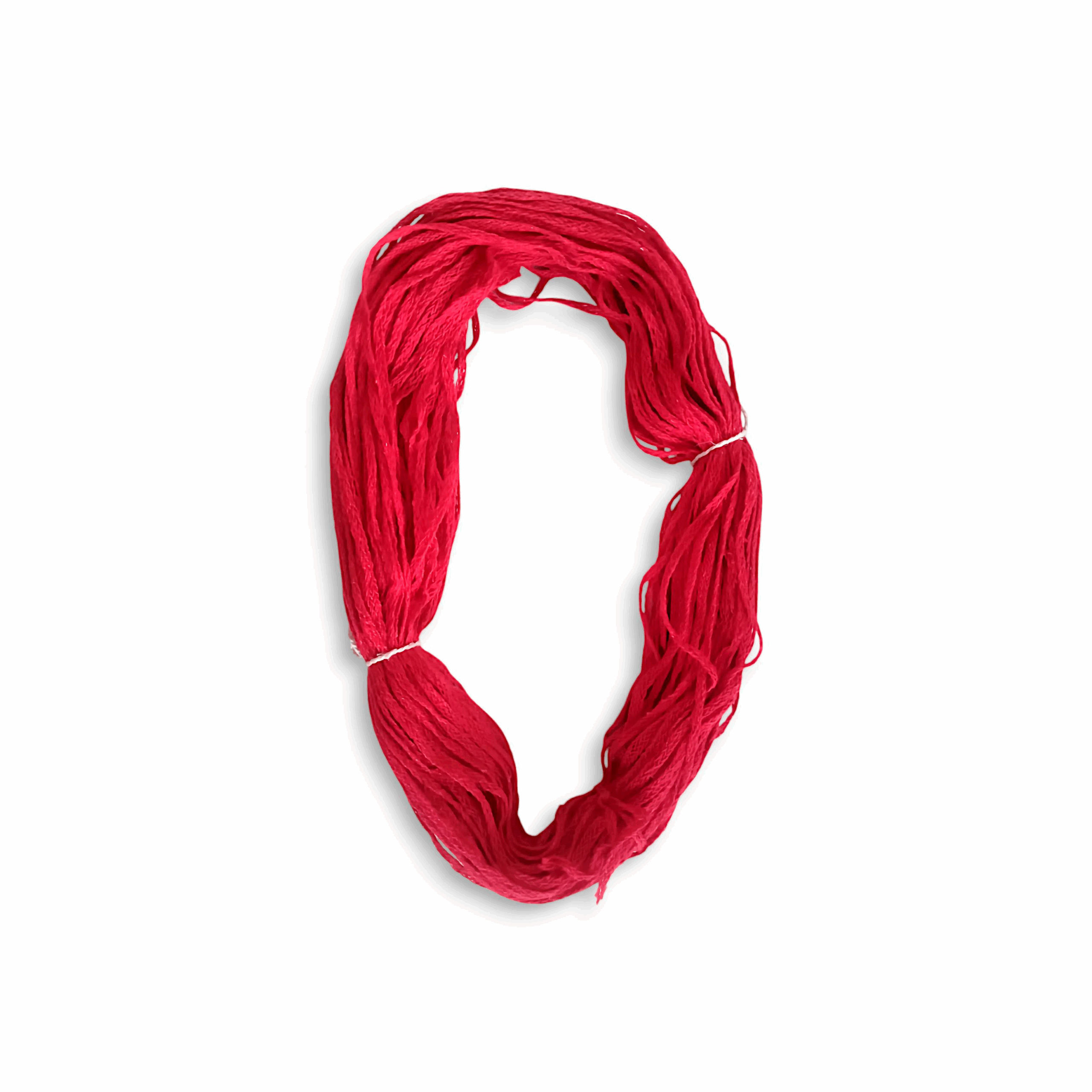Red Dor - “ডোর” - “डोर” - Red Colour Cotton Kalava Raksha Sutra - Red Dor for Pooja Purpose - Single Pieces