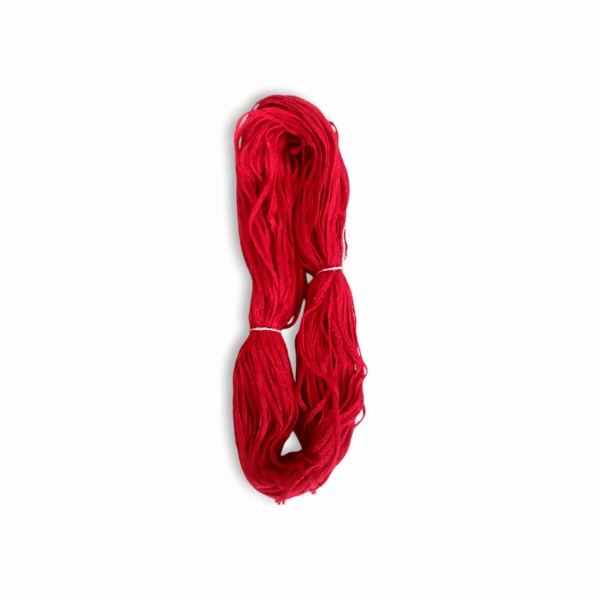 Red Dor - “ডোর” - “डोर” - Red Colour Cotton Kalava Raksha Sutra - Red Dor for Pooja Purpose - Single Pieces - Image 2