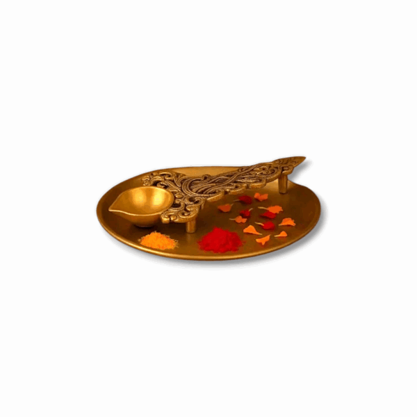 Traditional Kapoor Dani - Brass Kapoor Dani for Pooja And Home Temple - Brass Dhoop Dani For Decorative And  Aarti - Image 3