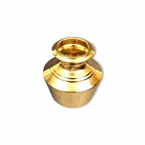 Traditional Handcrafted brass Kalash - Brass  Water Pot For Pooja - Brass Kudam Used For Various Purposes In South Indian Culture. - Image 3