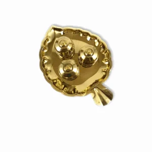 Brass kankavati  Pooja Thali - Golden Puja Plate Set For Puja , Occasion Or Festival -  Beautiful Kumkum Thali Set For Gift And Decorative
