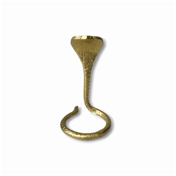 Original Brass Snake For Home Pooja -  Brass Nag For Mahadev - Pital Snake For Puja Mandir And Decoration