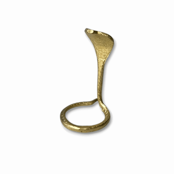 Original Brass Snake For Home Pooja -  Brass Nag For Mahadev - Pital Snake For Puja Mandir And Decoration - Image 3