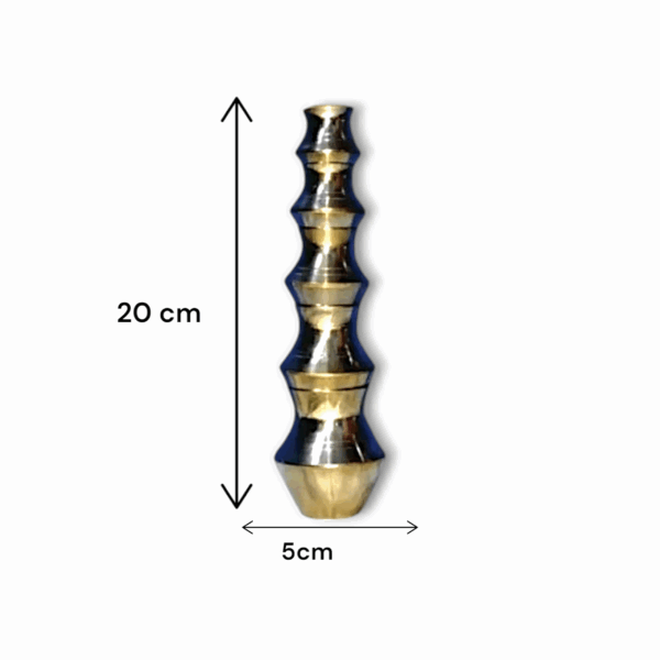 Traditional Brass Kalash -  5 Piece Donthulu Set -  Gold-Toned Brass Finish Beautiful Kalash Living Room, Vaastu Décor Showpiece And Puja Mandir - Image 3