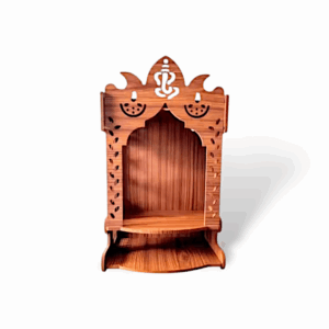 Beautiful Wooden Temple for Home - Handmade Beautifull Small Wooden Home And Office Temple - Pooja Stand for Home and Office