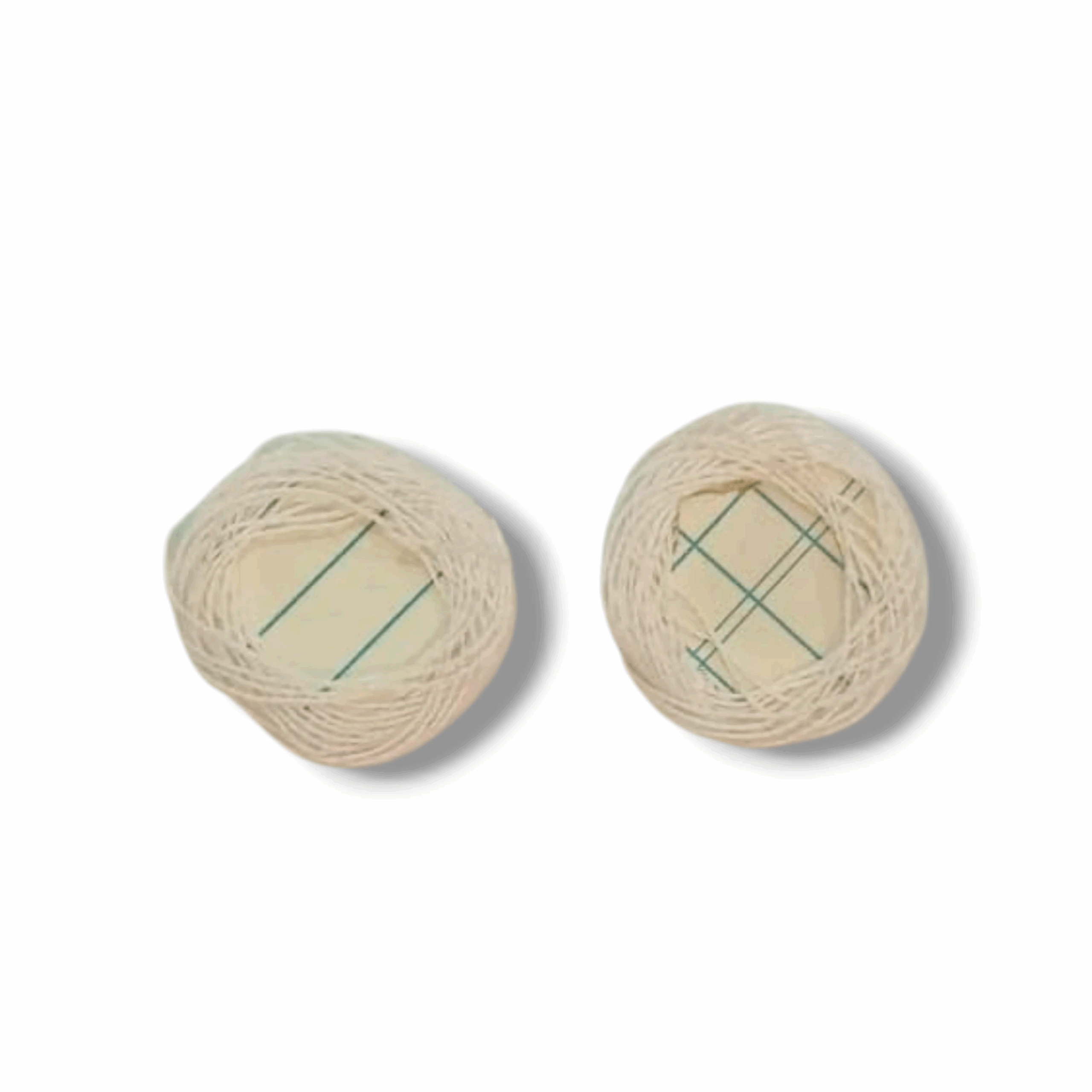 Guti Suta - "গুটি সুতা" - Set Of 2 - Small Size For Pooja - Colour White