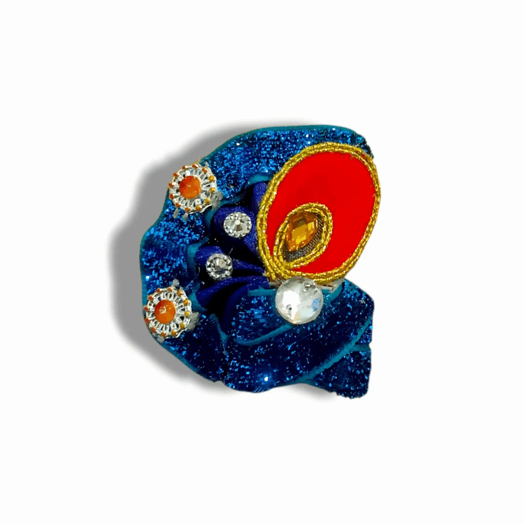 Laddu Gopal Janmashtami Special Pagdi - Set Of 6 - Gopal Pagdi For Janmashtami - Laddu Gopal Multicolour beautiful pagdi - Image 4