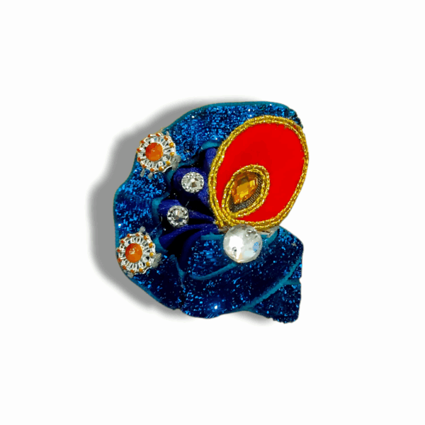 3 No Laddu Gopal Janmashtami Special Pagdi - Set Of 6 - Gopal Pagdi For Janmashtami - Laddu Gopal Multicolour beautiful pagdi - Image 4
