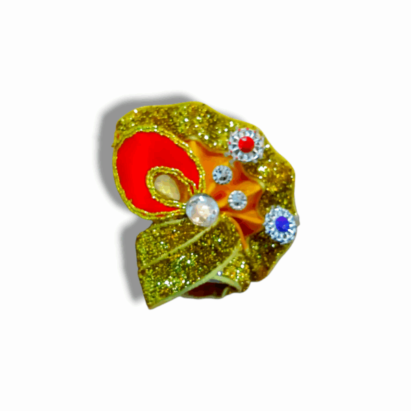 3 No Laddu Gopal Janmashtami Special Pagdi - Set Of 6 - Gopal Pagdi For Janmashtami - Laddu Gopal Multicolour beautiful pagdi - Image 6
