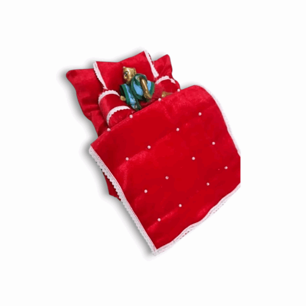 Laddu Gopal Bed -  Soft Fabric And Comfortable Krishna Bed For Winter - (SIze 1 To 7 ) Balgopal Beautiful Bed - Image 2
