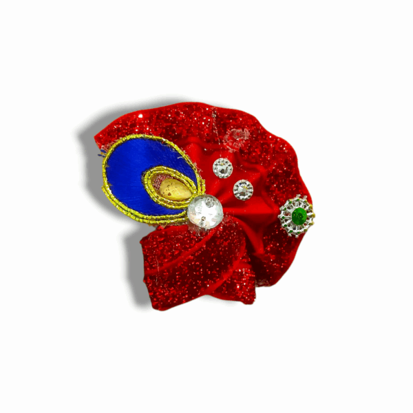 3 No Laddu Gopal Janmashtami Special Pagdi - Set Of 6 - Gopal Pagdi For Janmashtami - Laddu Gopal Multicolour beautiful pagdi - Image 7