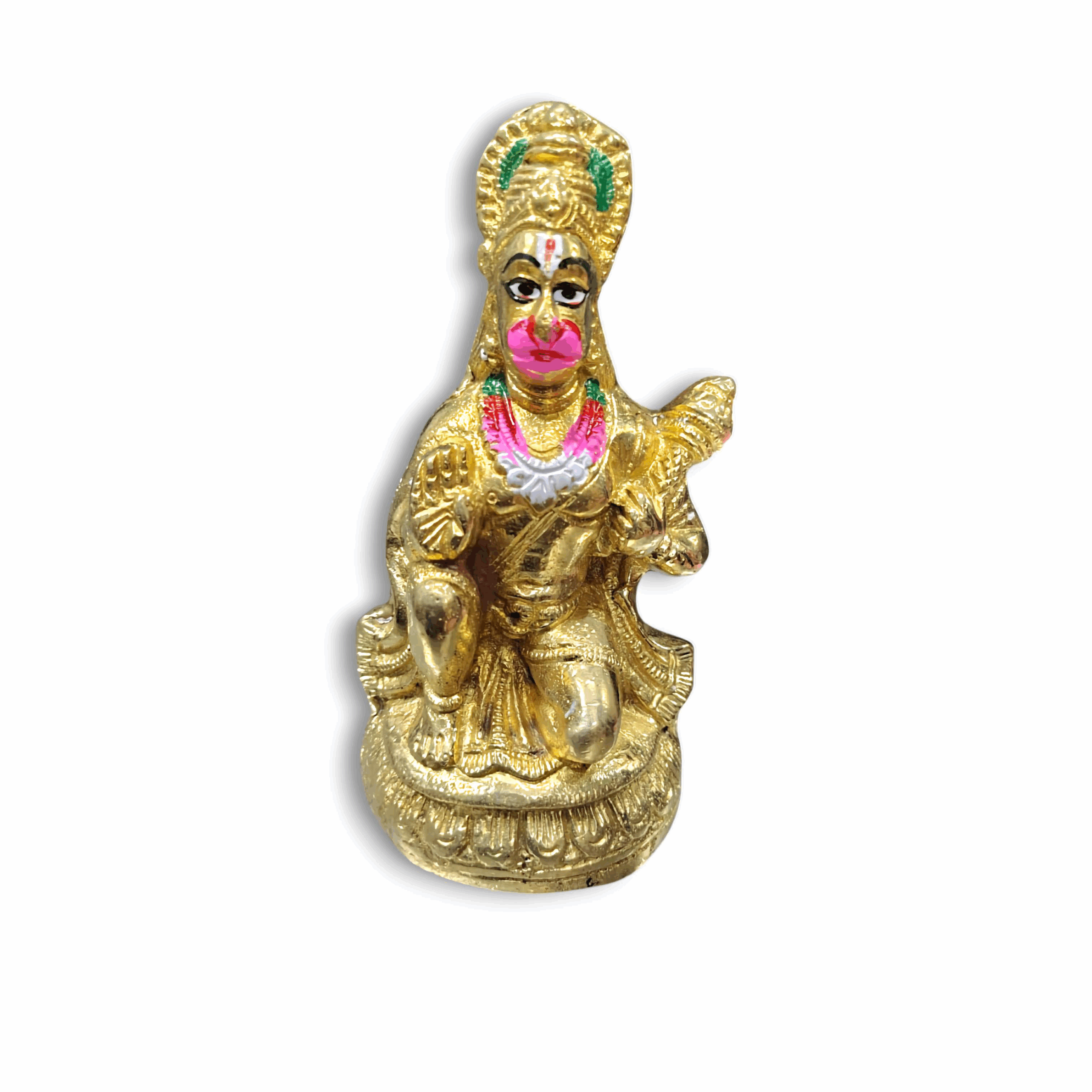 Pure Brass Bajrangbali Idol - Hanumanji Murti For Puja And Decorative - Bajranbali Statue For Puja Mandir