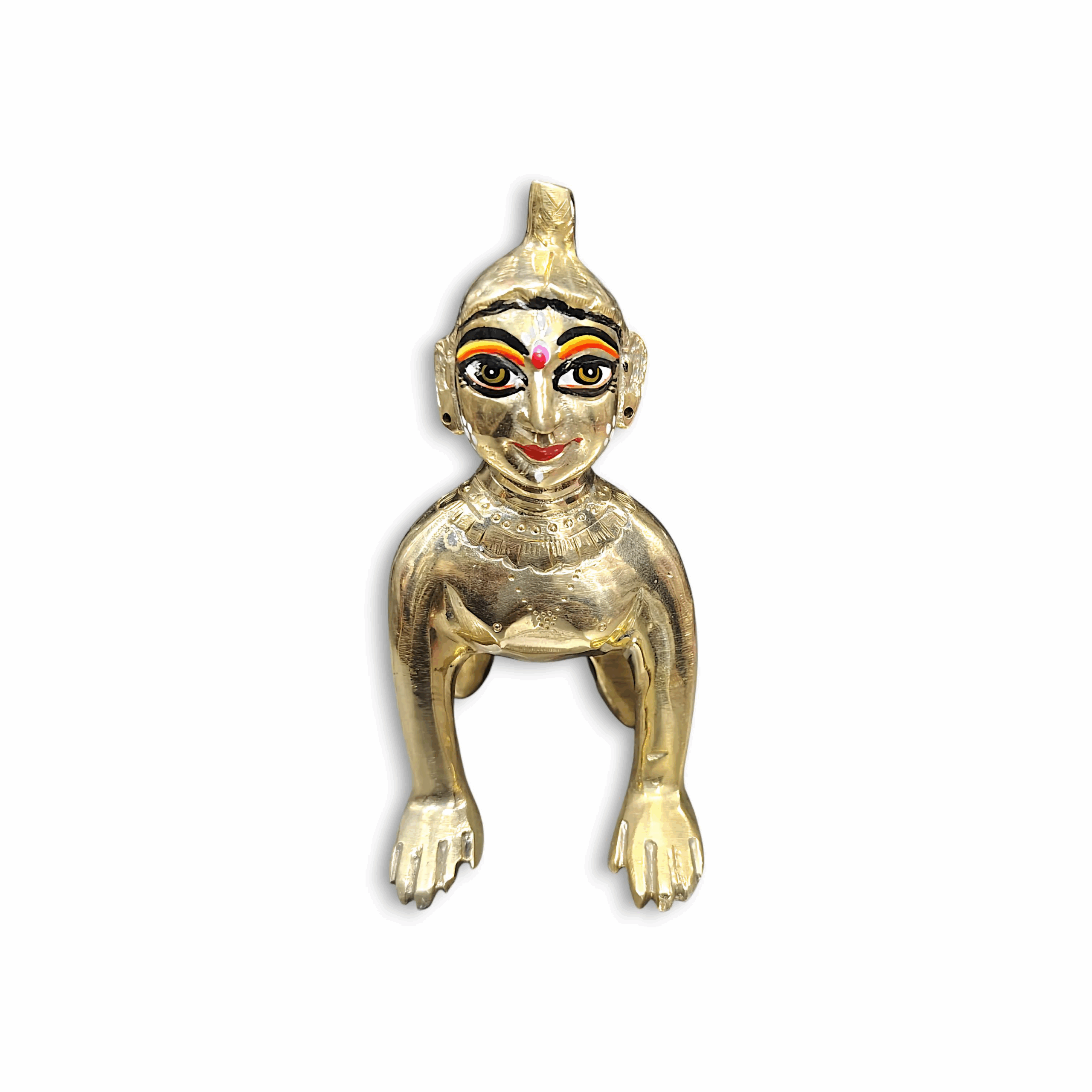Radha Rani Brass Idol - 5 No. Shree Radha Rani Ji Statue For Puja Mandir - Beautiful Pital KIsori Ji Murti For Gift And Dcoration