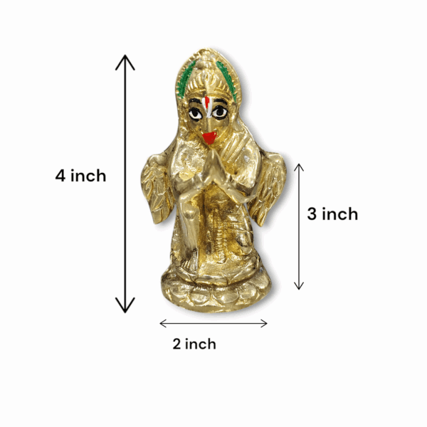 Brass Gadudh Bhagban Idol - Gadudh Bhagban For Vastu And Puja Mandir - Garuda Statue For Gift,Home,Office And Decor. - Image 4