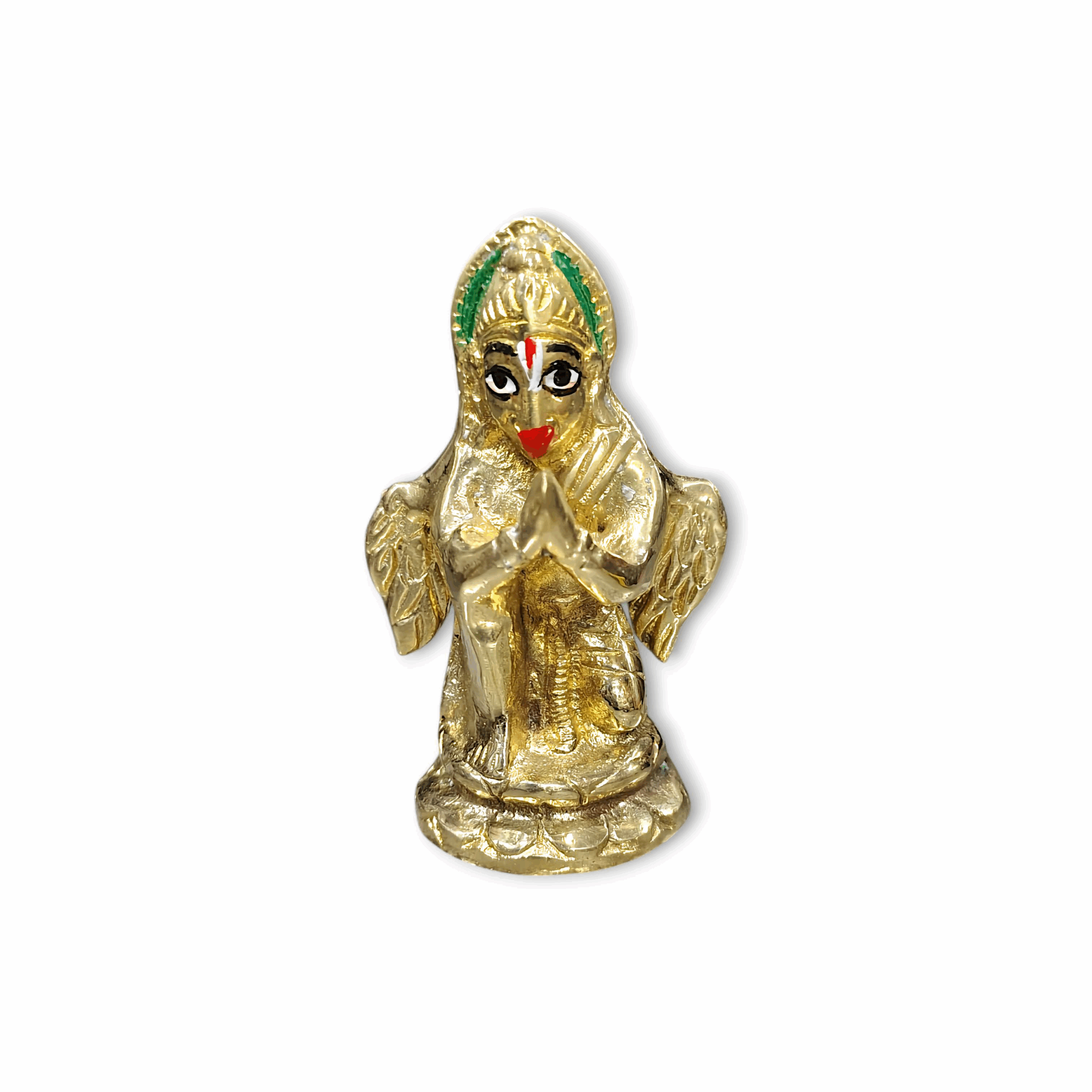 Brass Gadudh Bhagban Idol - Gadudh Bhagban For Vastu And Puja Mandir - Garuda Statue For Gift,Home,Office And Decor.