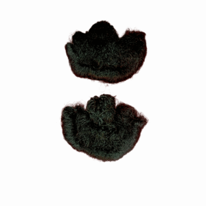 Laddu Gopal Fancy Hair - Chamar Chul - Yak Tail Hair - Set Of 1 - Laddu Gopal Curly Shiny Hair - Kesh For Idol Krishna