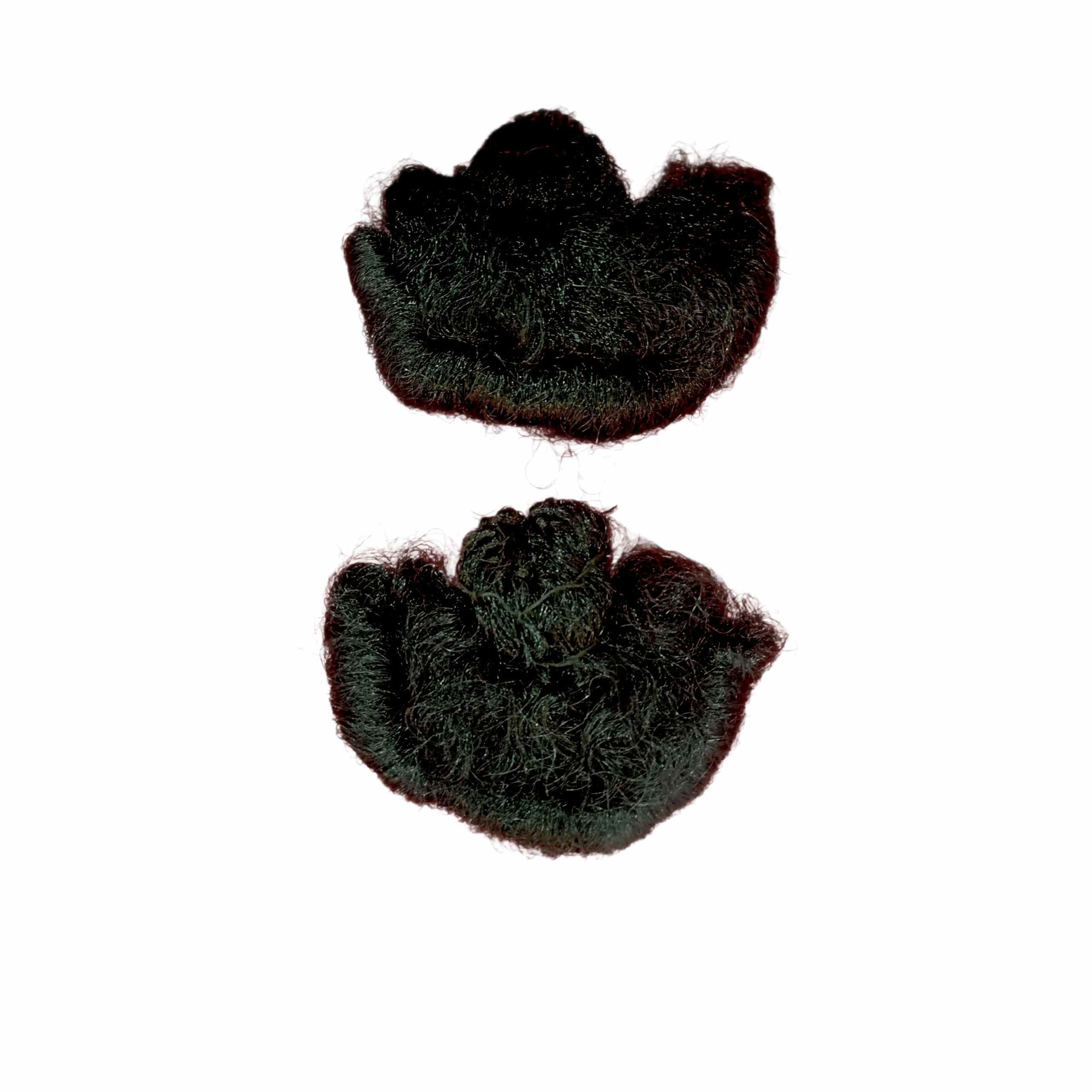 Laddu Gopal Fancy Hair - Chamar Chul - Yak Tail Hair - Set Of 1 - Laddu Gopal Curly Shiny Hair - Kesh For Idol Krishna