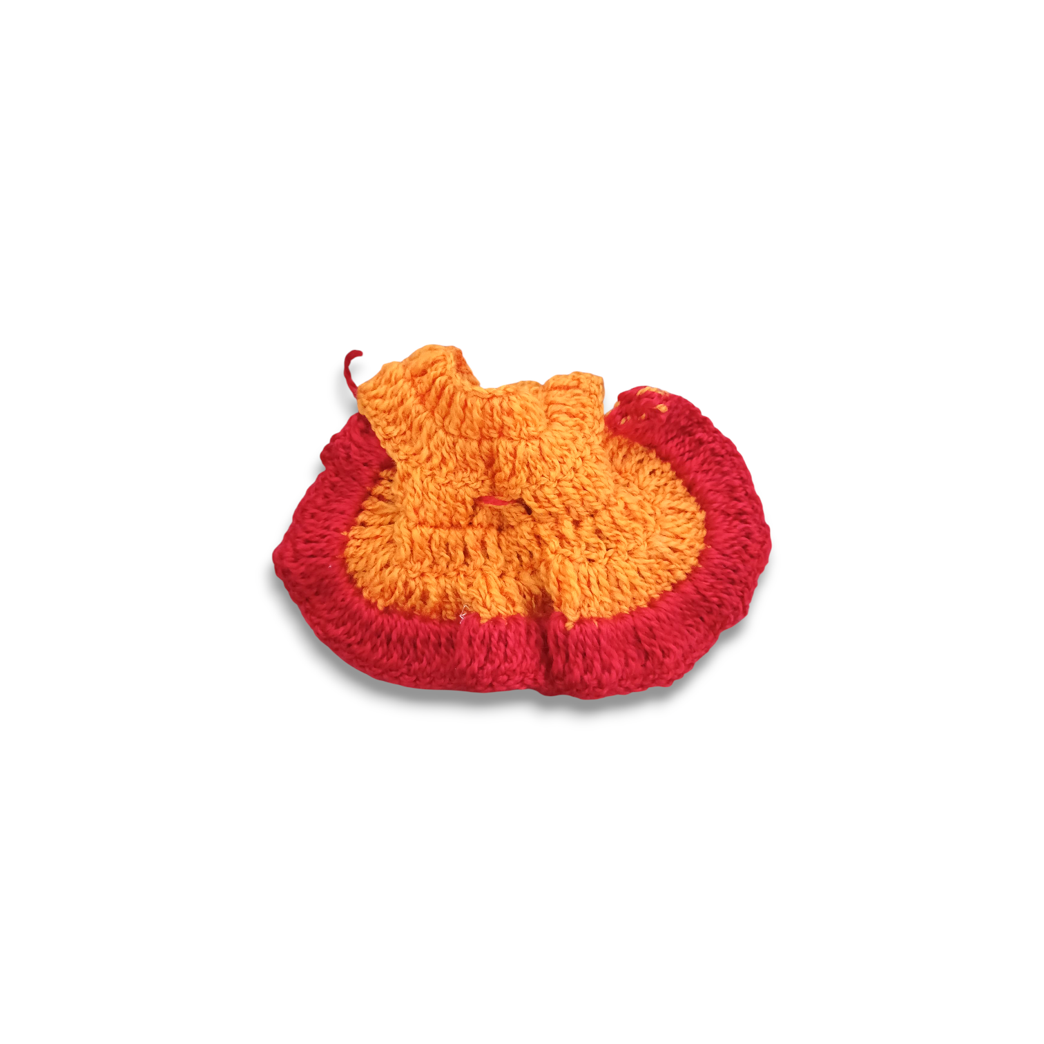 Handmade Woollen Dress For Laddu Gopal - 2 To 3 No. Winter Dress For Laddu Gopal - Woollen Dress With Cap For Bhagban Ji
