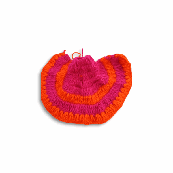 Beautiful Woollen Dress For Laadu Gopal – Handmade Dress For Laddu Gopal – 3To 4 No. Gopal Dress  With Woollen Cap -Bhagban ji Winter Dress