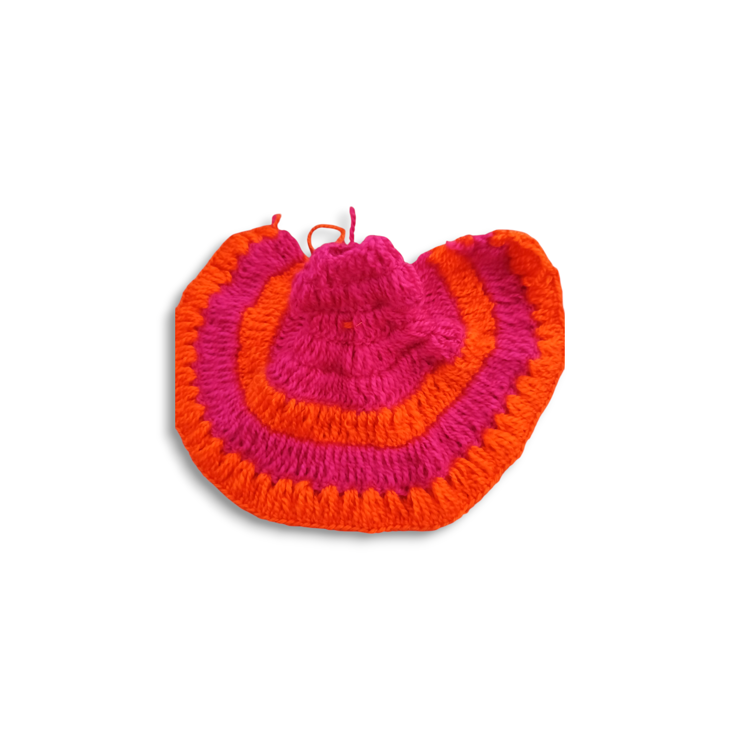 Beautiful Woollen Dress For Laadu Gopal – Handmade Dress For Laddu Gopal – 3To 4 No. Gopal Dress  With Woollen Cap -Bhagban ji Winter Dress