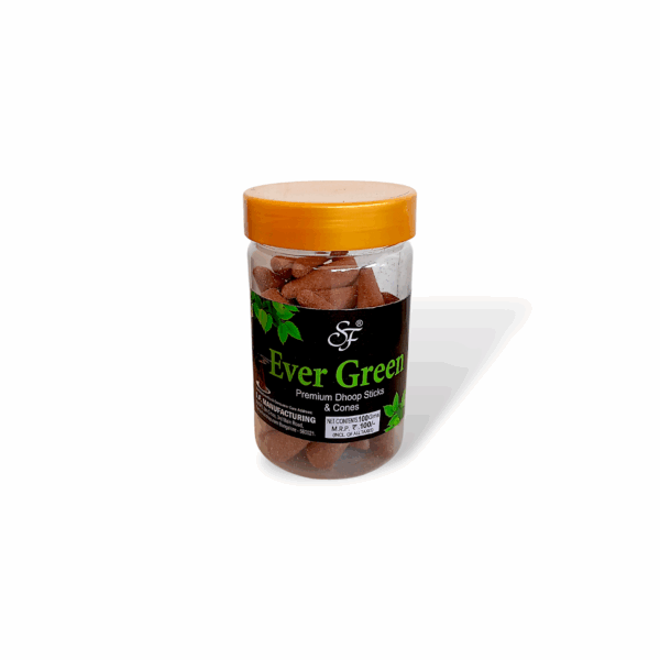 Organic Mogra & Ever Green Dhoop Cones - Premium Quality Bamboo Less Dhoop Cone for Pooja, Home, Office - Combo Dry Dhoop Cone Pack of 2 (100 x 2)=200 gm - Image 2