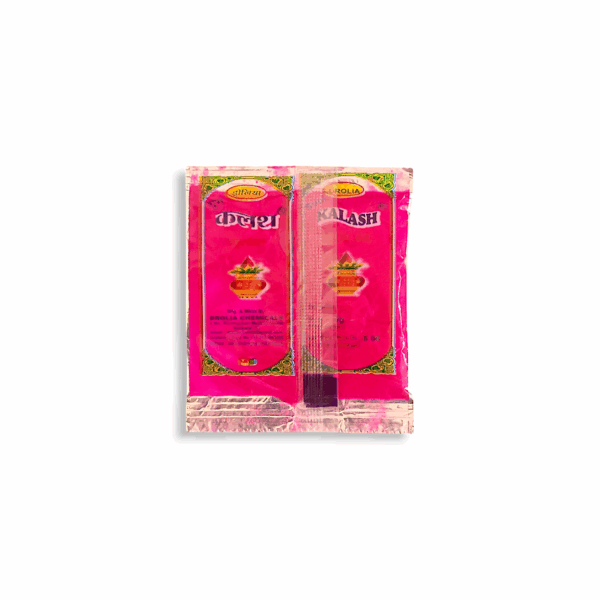 Drolia Kalash Gulal - Abeer - “আবীর” - “गुलाल” - Pink Colour Abeer - 10 gm Gulal Pack of 1 - Image 2