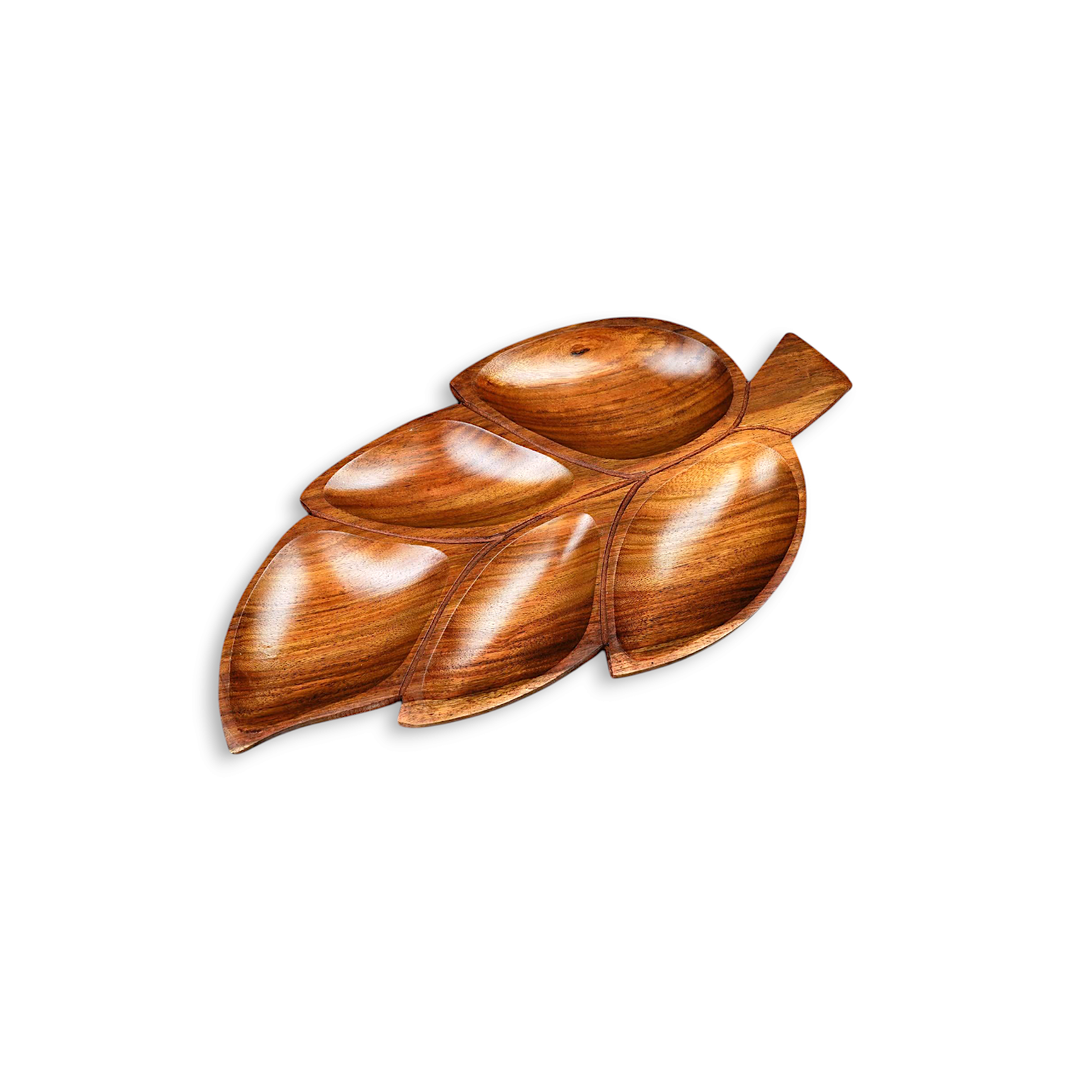 Wooden Tray - Serving Tray - Wood Dry Fruits Serving Tray for Guest - Multipurpose Serving Tray - Beautiful Wooden Tray