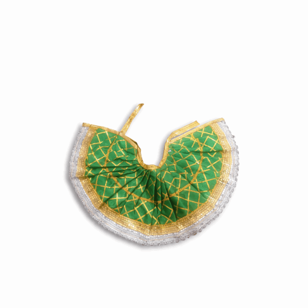 Laddu Gopal Beautiful Dress - 5 no. Gopal Ji Dress - Green Dress For Vagban Ji - Image 3