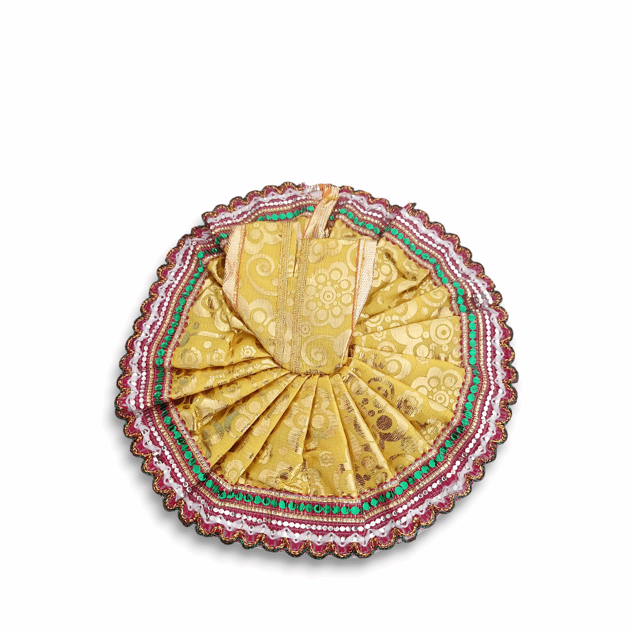 4 No. Laddu Gopal Dress - Kanha Dress - Beautiful Handmade Dress For Gopal Ji - Single Pieces Gopal Dress