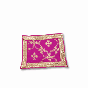 1 No. Laddu Gopal Bedsheet - Beautiful Chadar For Gopal Ji - Handmade Pink Bedsheet For Bhagban Ji - Single Pieces Chadar