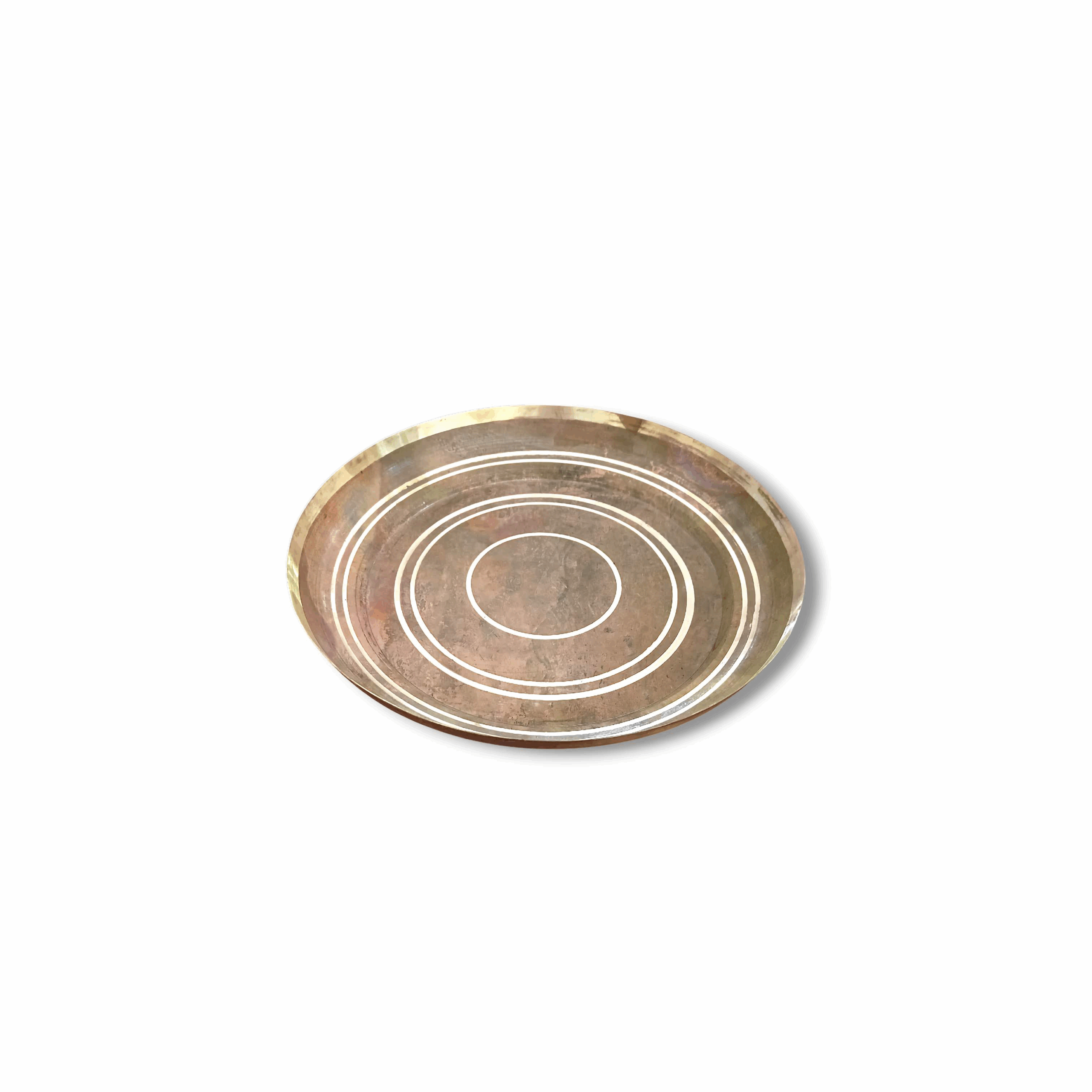 Pure Copper Tamro Kundo - Tamro Kundo For Bhagban Puja - Pure Copper Tamro Plate For Home Mandir , Pooja And Gift