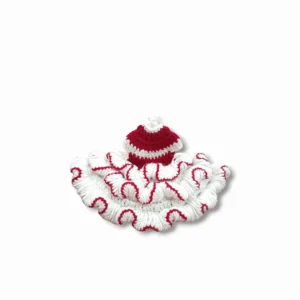 Beautiful Woolen Dress For Laddu Gopal - 3 To 5 No. Gopal Dress For Winter -Handmade Krishna JI Woolen Dress For Winter - Bhagban Ji ka Poshak
