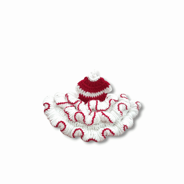 Beautiful Woolen Dress For Laddu Gopal - 3 To 5 No. Gopal Dress For Winter -Handmade Krishna JI Woolen Dress For Winter - Bhagban Ji ka Poshak