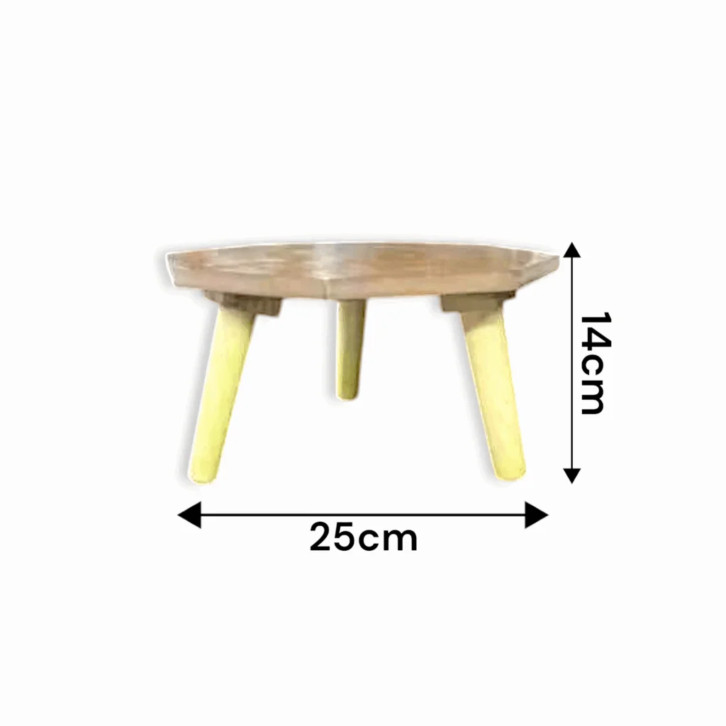 Handmade Premium Wooden Pooja Choki - Temple Stand for Idols - Premium Wooden Pooja Choki for Home Mandir - Image 3