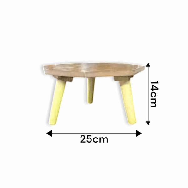 Handmade Premium Wooden Pooja Choki - Temple Stand for Idols - Premium Wooden Pooja Choki for Home Mandir - Image 3