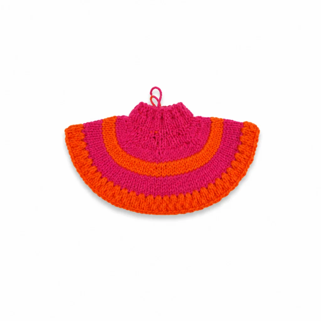 Beautiful Woollen Dress For Laadu Gopal – Handmade Dress For Laddu Gopal – 3To 4 No. Gopal Dress With Woollen Cap -Bhagban ji Winter Dress