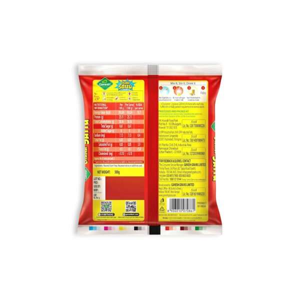 Ganesh Chana Sattu - High Protein Fibre 100% Natural Gluten Free Chana Sattu Roasted Gram Powder - Chana Sattu 500 gm, 200 gm - Image 2