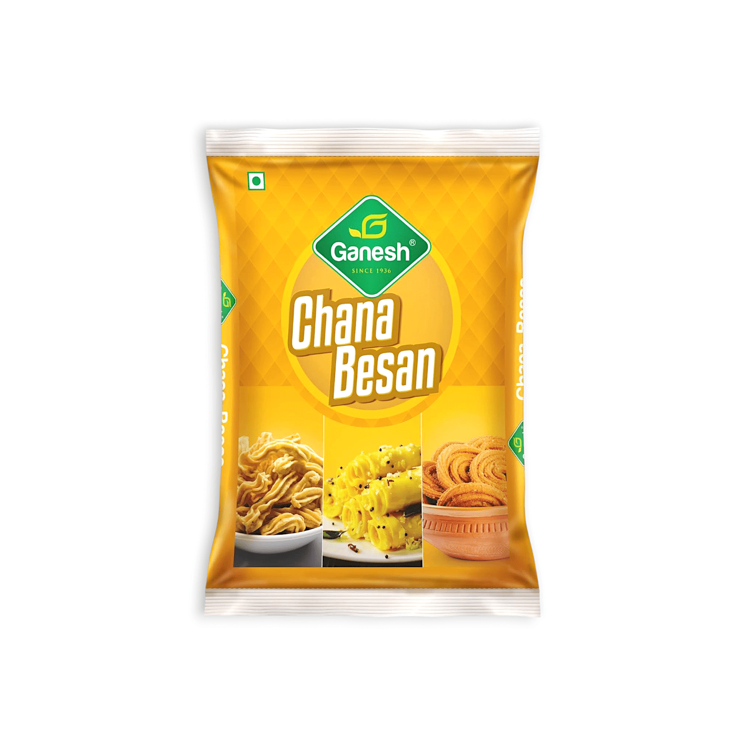 Ganesh Chana Besan - Chana Besan Pouch - 200 gm