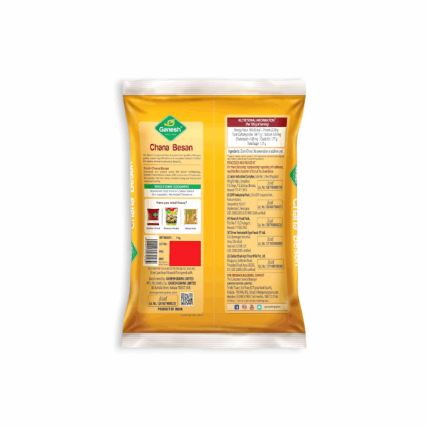 Ganesh Chana Besan - Chana Besan Pouch - 200 gm - Image 2