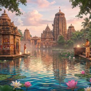 The Sacred Surroundings of Bindusagar – Temples & Nature Define the Divine