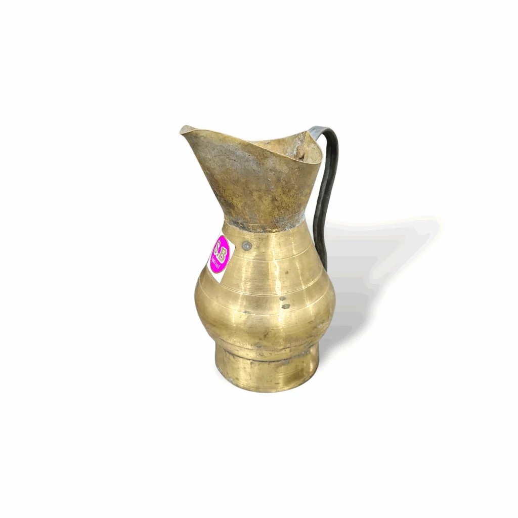Pure Brass Jug - Bengali Traditional Brass jug - Water Serving Jug - Brass Pooja Jug - Brass Water Storage Jug - Water Jug For Pooja - Image 2