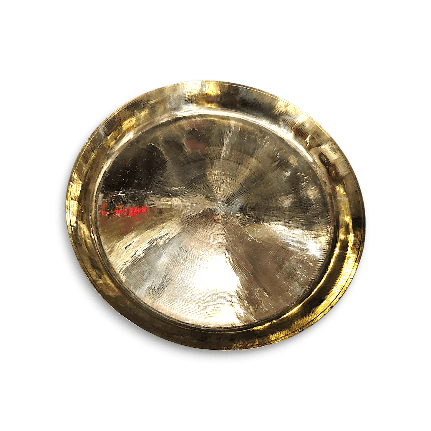 Original Brass Thali – Pital Thala – Brass Thala – Brass Pooja Thali – Traditional Pittal Thali, Plate For Pooja