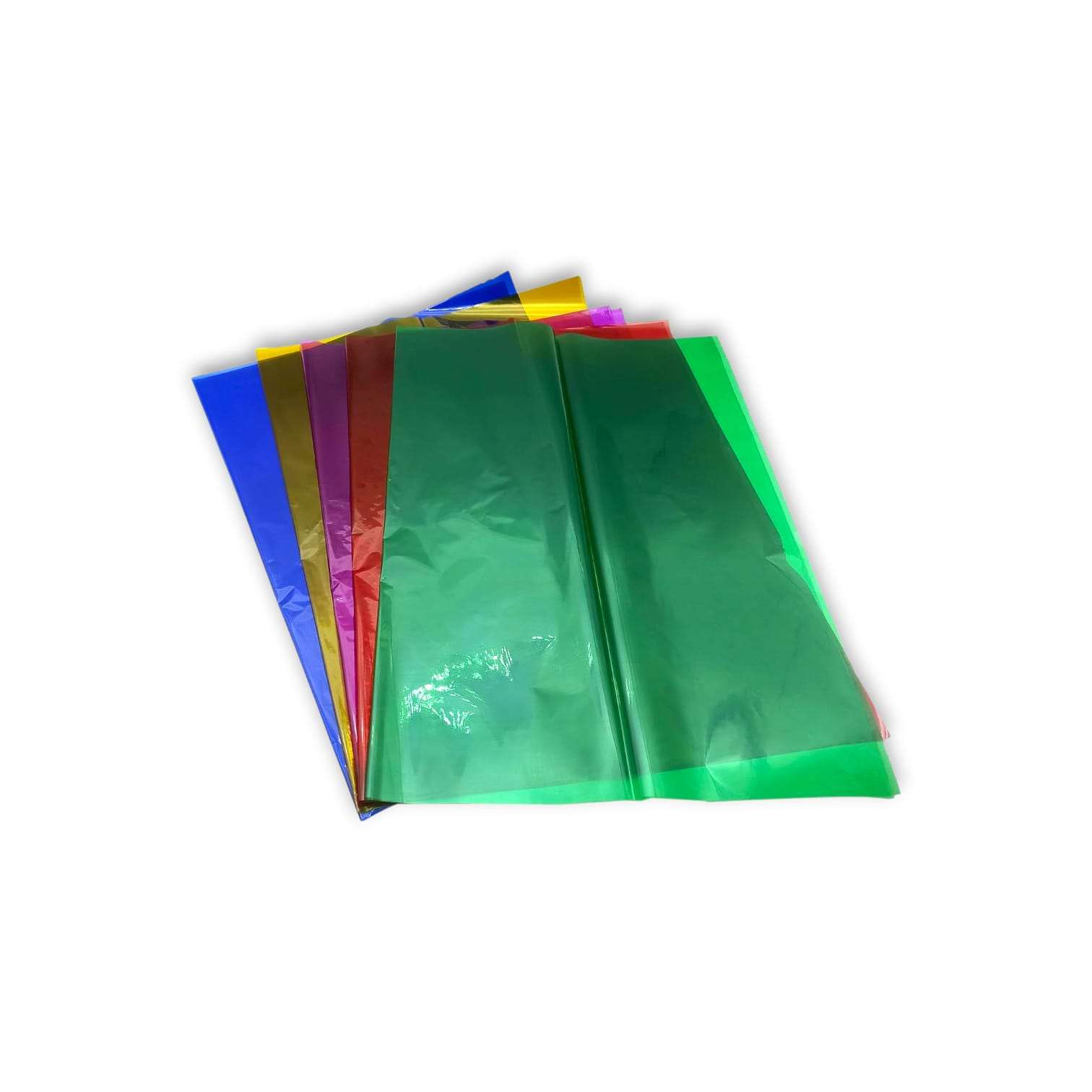 Transparent Cellophane Sheets - Cellophane Paper - Cellophane Sheets For Gift Packing, Baskets Hampers, Flowers Bunch Wrapping - 12 Pieces - Image 2