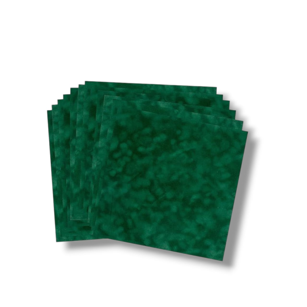 Velvet Paper - Green Velvet Sheet (20x30) inch - Use for Greeting Cards, Invitations, And Home Decor - Set Of 10