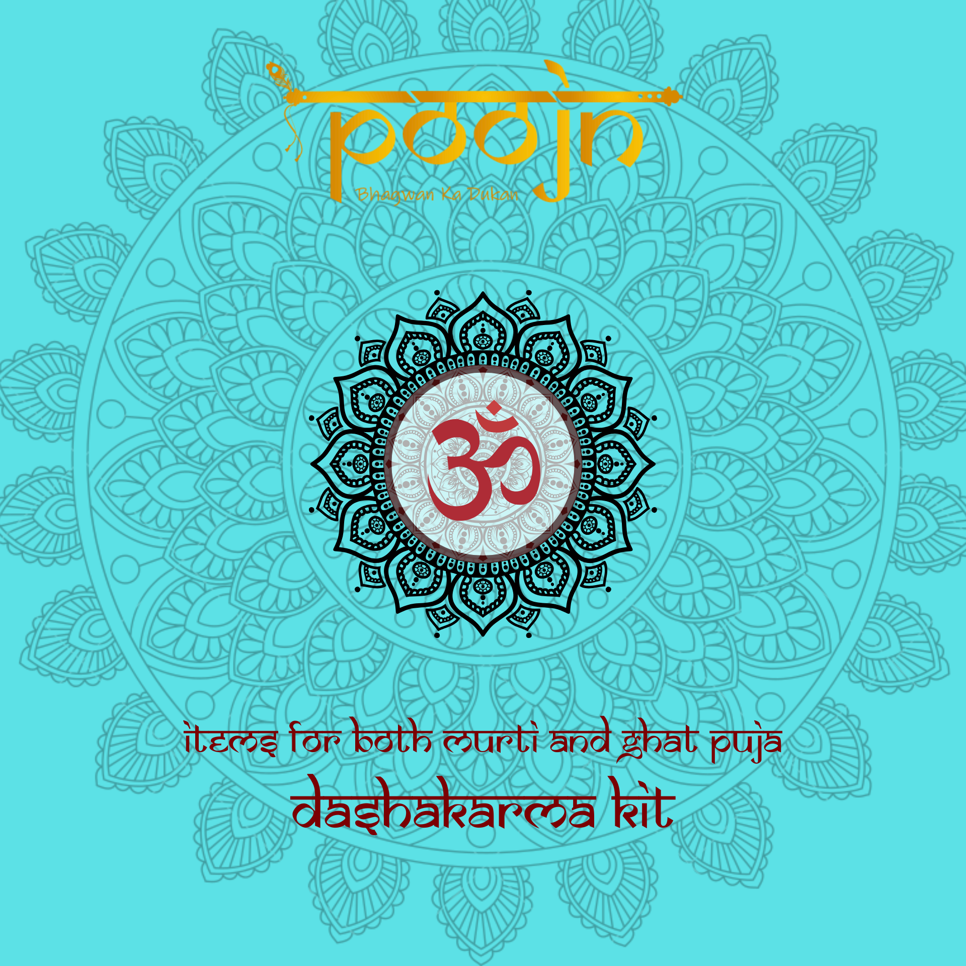 Dashkarma Items for both Ghat Puja and Murti Puja